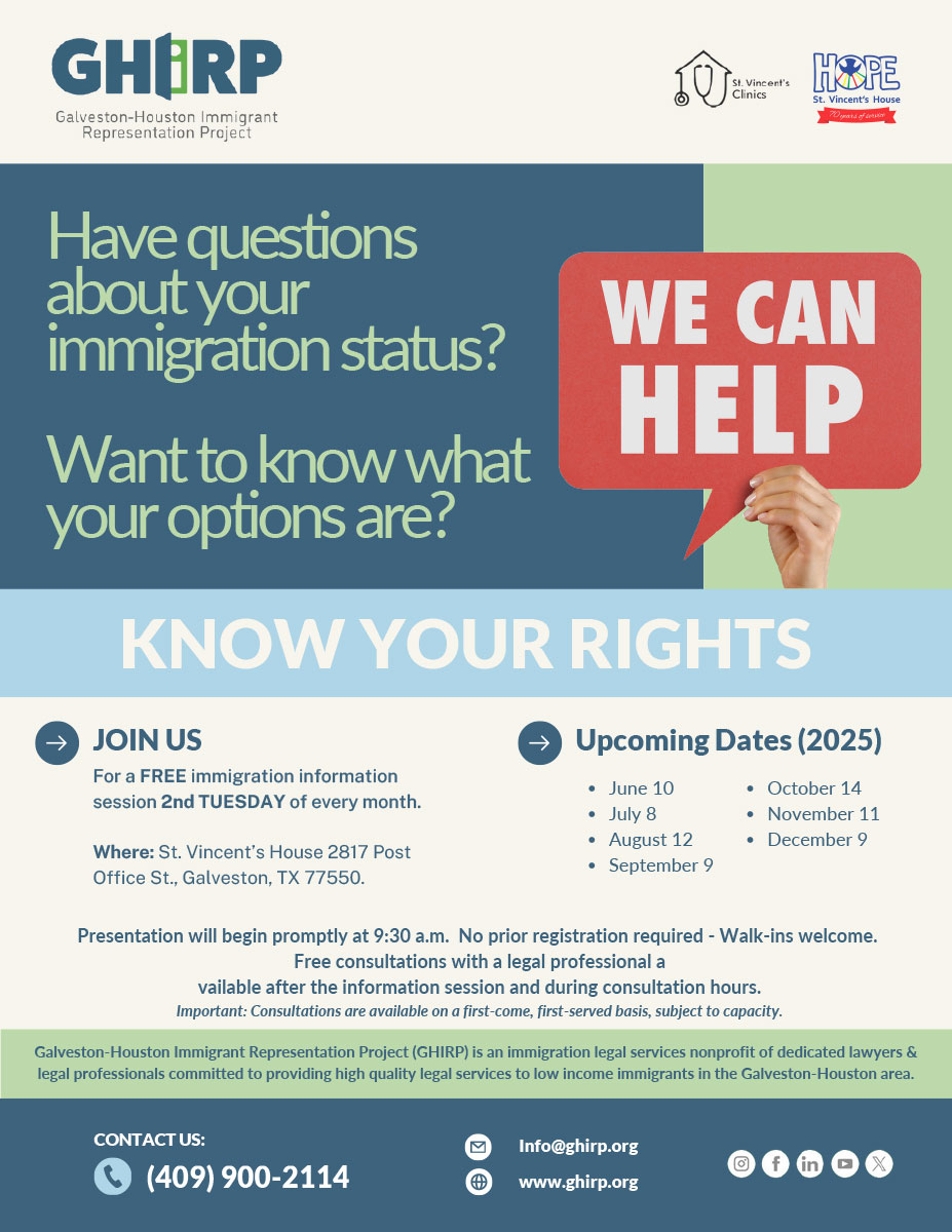 Know Your Right Presentation Event Flyer