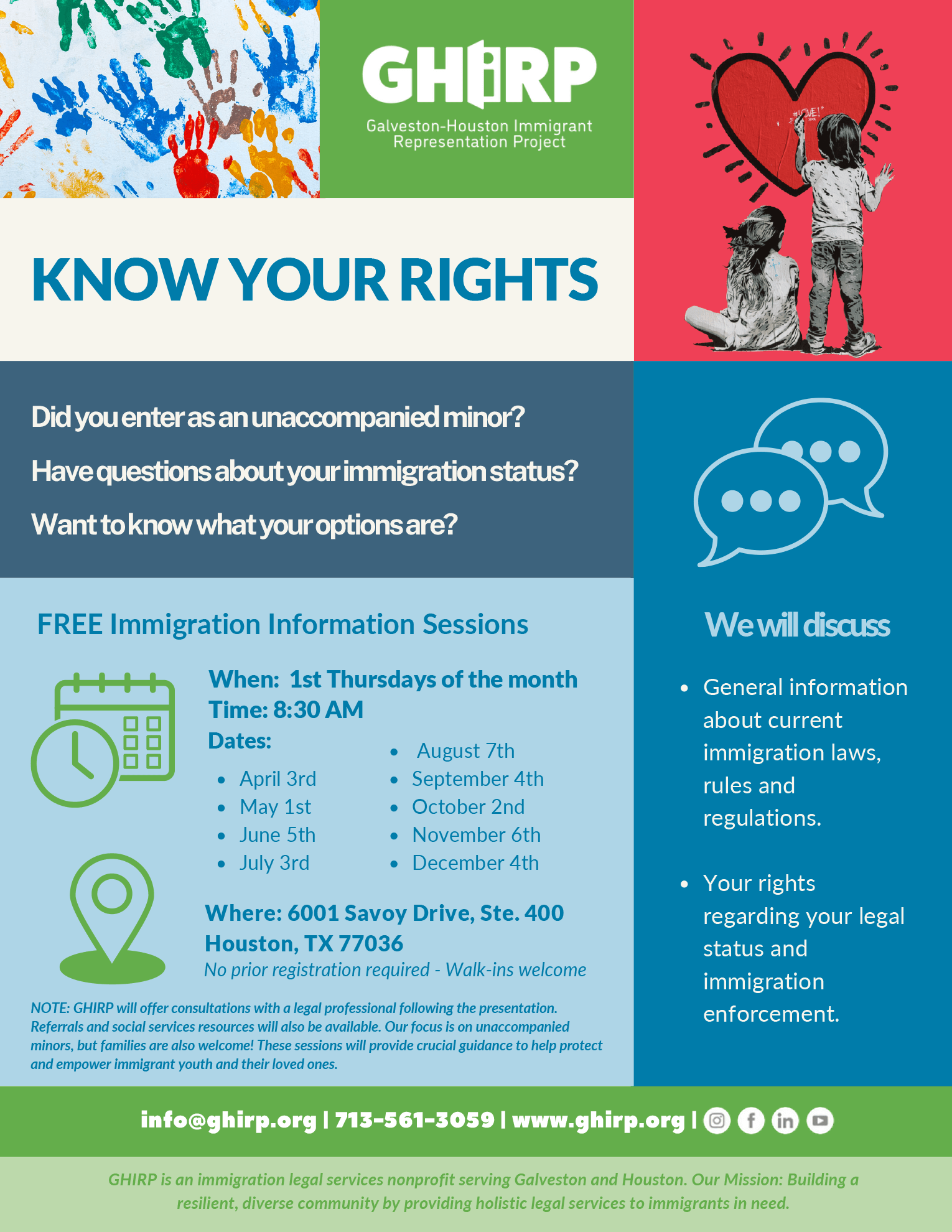 Know Your Rights Flyer